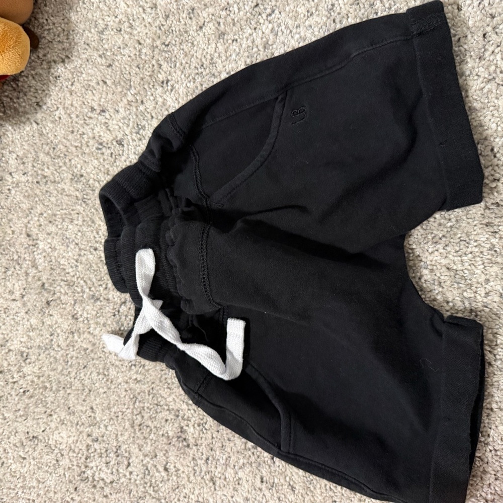 Little bipsy Kids Black Shorts